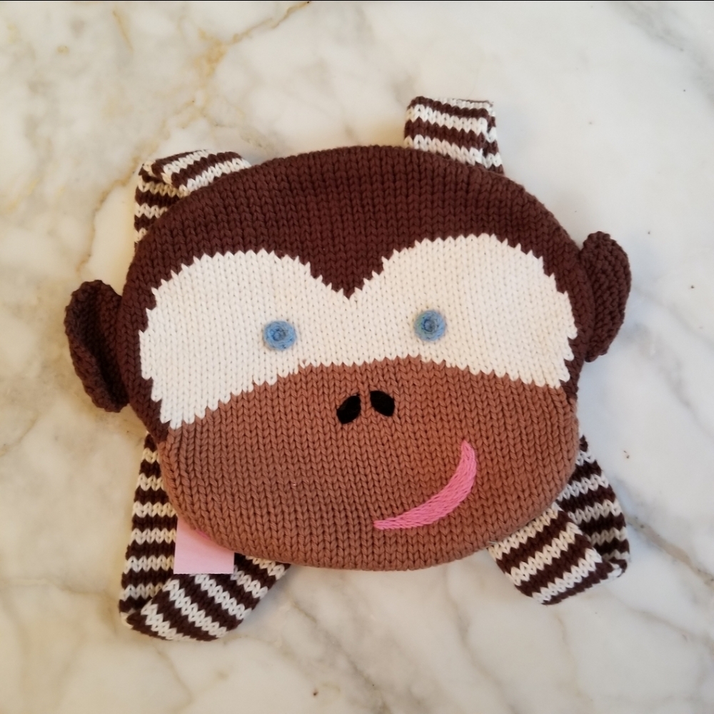 Blabla Monkey Knit Kids Backpack